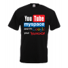 YouTube MySpace T-Shirt with print