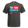 YouTube MySpace T-Shirt with print