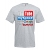 YouTube MySpace T-Shirt with print