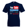 YouTube MySpace T-Shirt with print