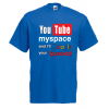 YouTube MySpace T-Shirt with print