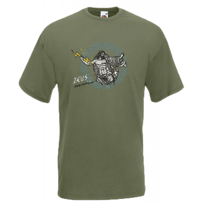 Zeus Greek Mythology T-Shirt with print