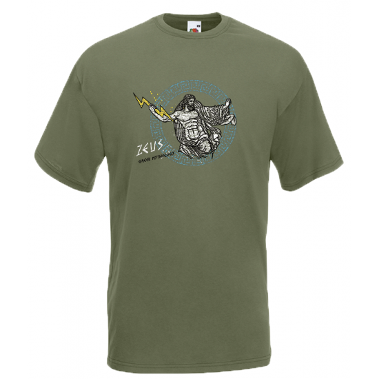 Zeus Greek Mythology T-Shirt with print