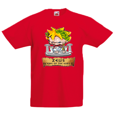  Zeus Kids T-shirt με στάμπα