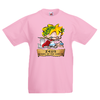 Zeus Olympos Kids T-Shirt with print  