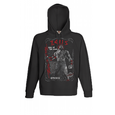 Zeus Red Φούτερ με στάμπα 