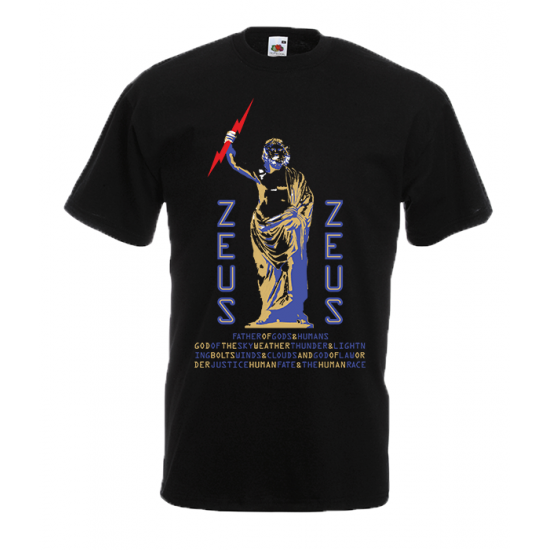Zeus Thunder T-Shirt with print