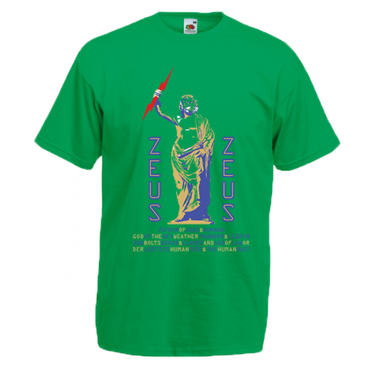 Zeus Thunder T-Shirt with print