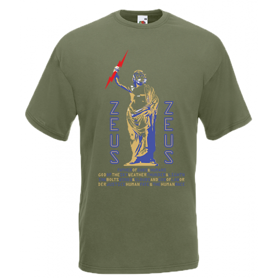 Zeus Thunder T-Shirt with print