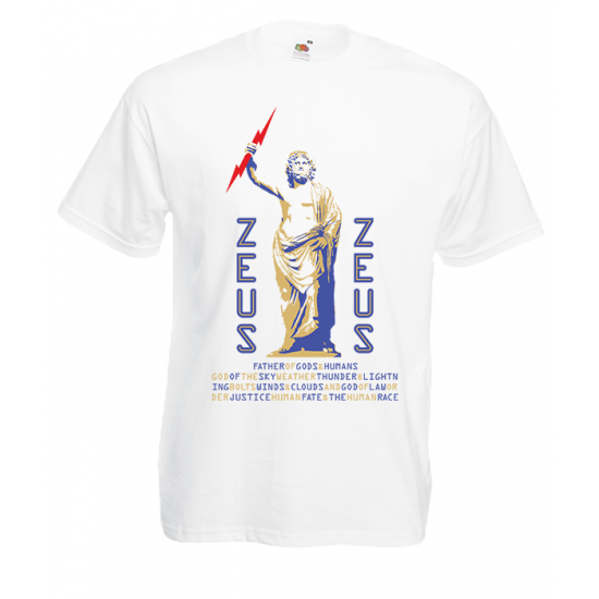 Zeus Thunder T-Shirt with print