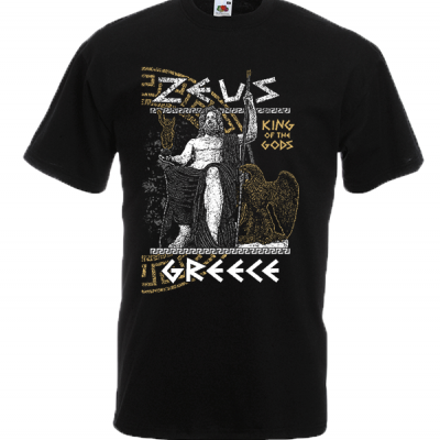 Zeus Gold T-Shirt with print