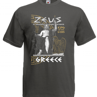 Zeus Gold T-Shirt with print