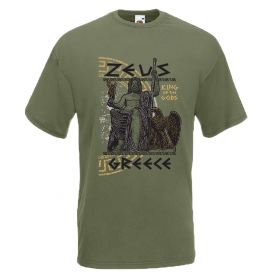 Zeus Gold T-Shirt with print